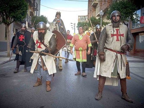 Monzón, en Huesca, celebra el Homenaje Templario a Jaime I y Guillem de Mont-Rodón